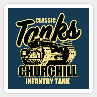 WW2 Churchill Tank Magnet